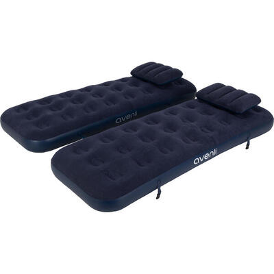 Avenli aufblasbares Luftbett-Set / Campingmatratzen blau 191x73x22 cm mit Kissen