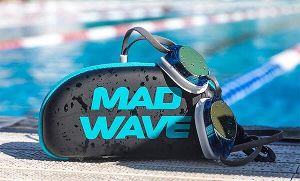 Estuche para gafas de natación MAD WAVE Azur 3/4