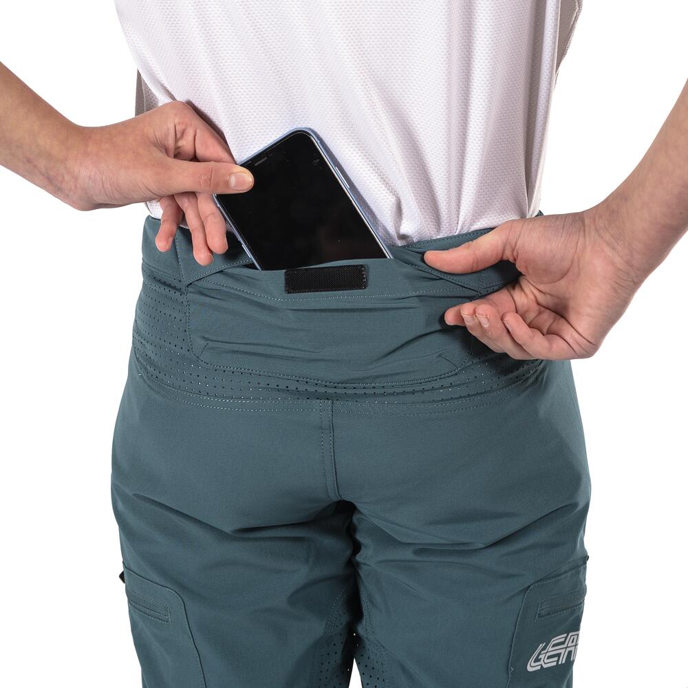 Short VTT court confortable et imperméable ALLMTN 2.0 Bleu clair pour Enfant 6/7