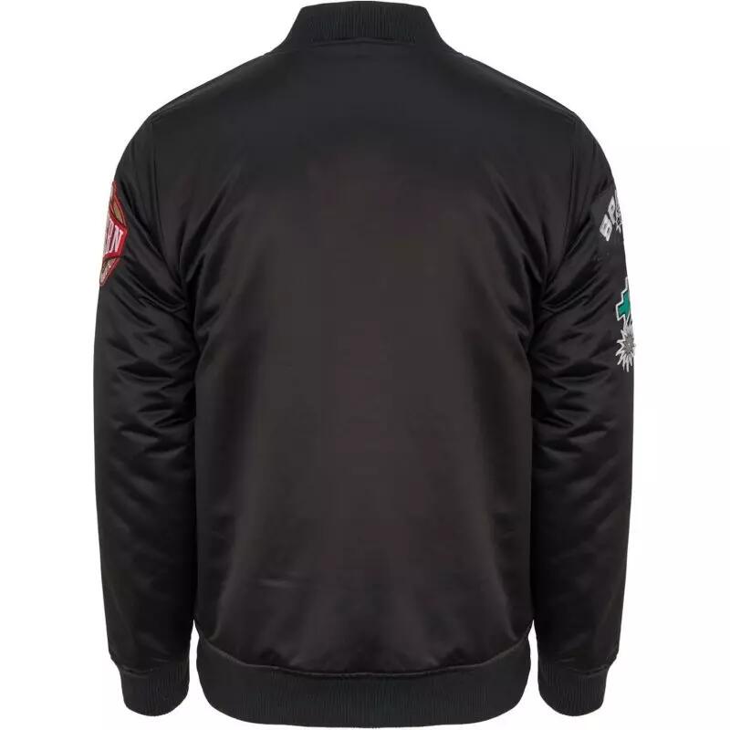 Blouson NBA San Antonio Spurs Mitchell & Ness Flight Satin noir 2/5