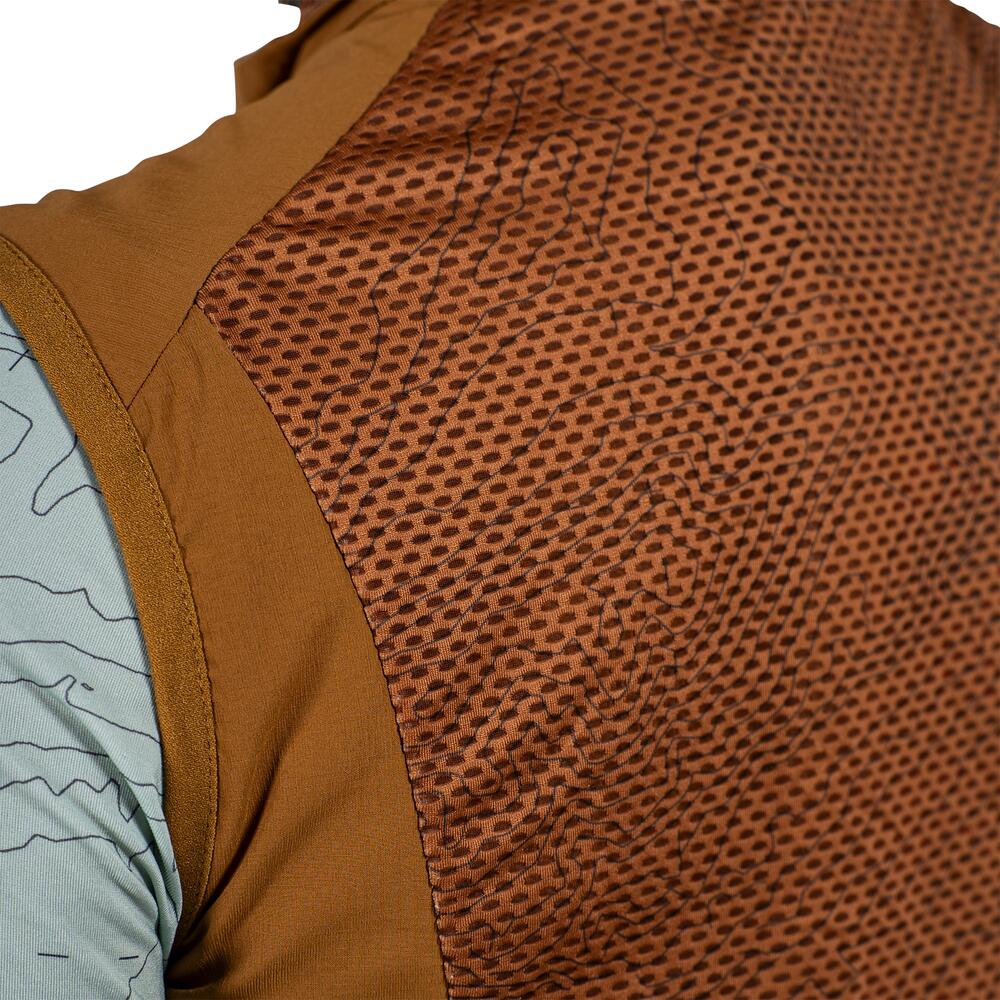 Gilet MTB Endurance 2.0 Femme beige, léger et coupe-vent 6/7