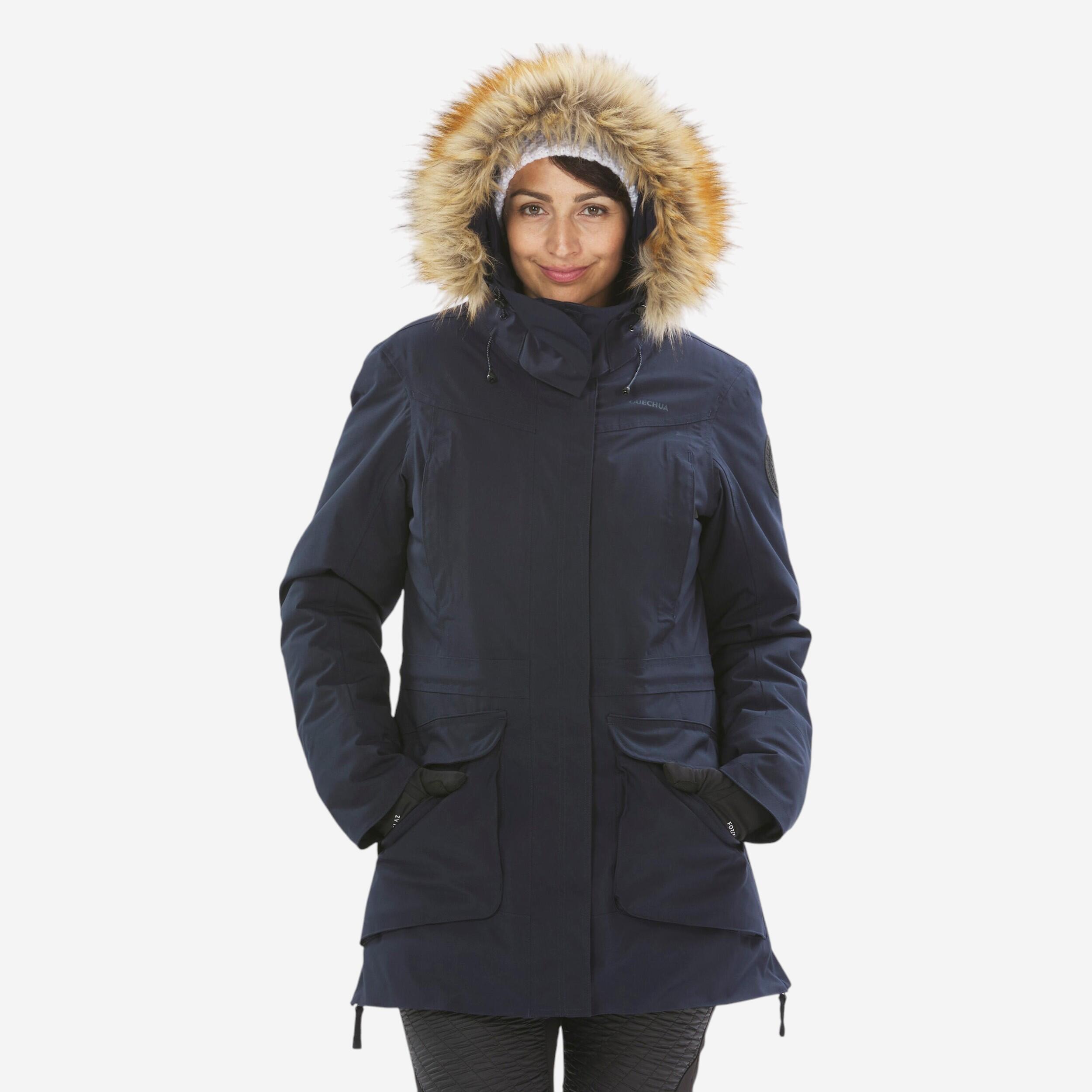 QUECHUA Tweedehands - Waterdichte winterparka voor wandelen voor dames... - UITSTEKEND