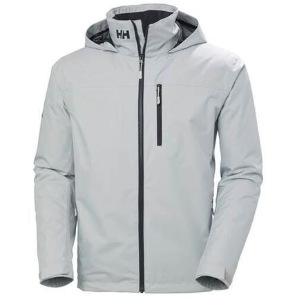 Chaqueta Gris Helly Hansen Crew Hooded Midlayer Sailing Jacket 2.0 Grey Melang