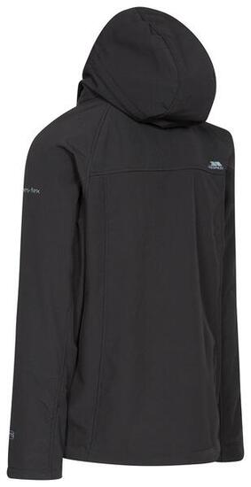 Trespass Herren Softshell-Jacke, wasserdicht 8000 mm, schwarz, Grösse L