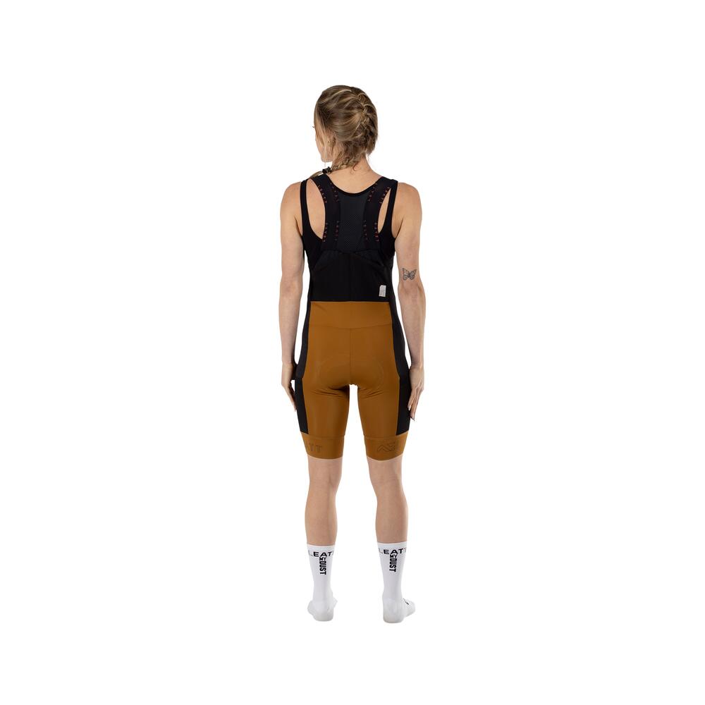 Pantaloncino Salopette MTB Endurance 5.0 Donna - Beige 2/7