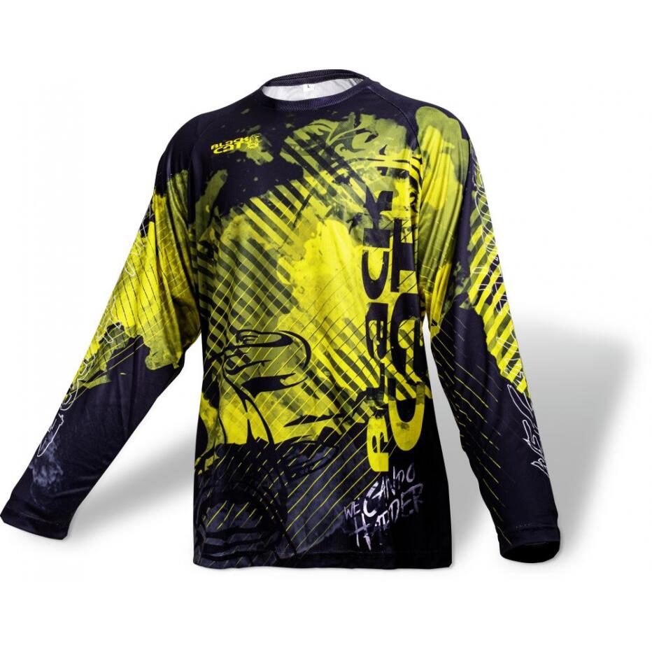 Tee Shirt UV Black Cat Fishing Jersey 1/4