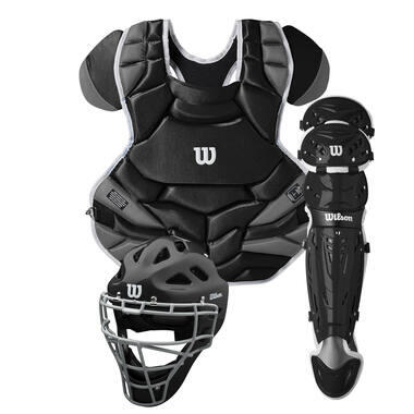 Wilson WTA4603 C1K Catcher-Ausrüstungsset. Farbe Schwarz