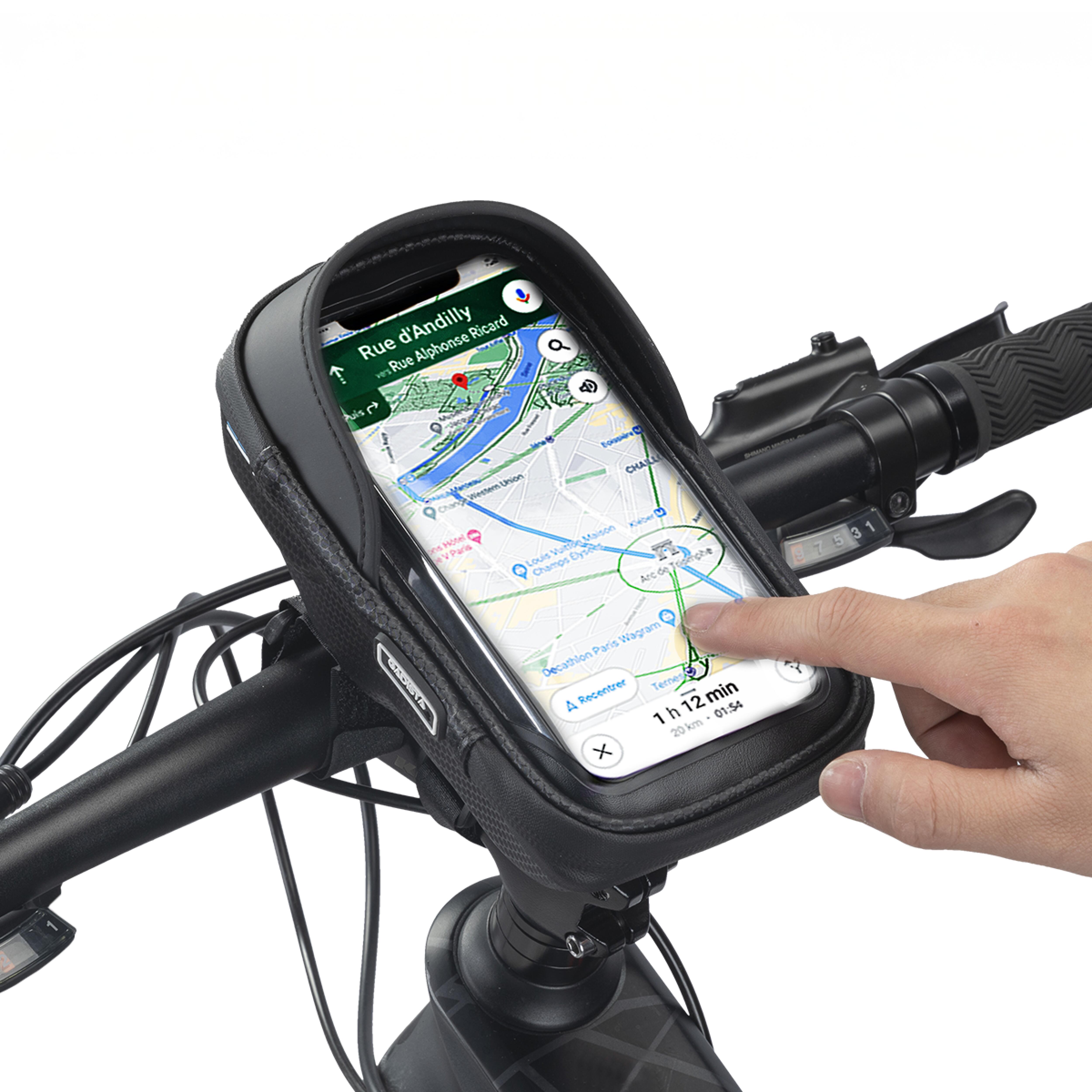 N213403-Sacoche Vélo Guidon Étanche Sac de Cyclisme écran Tactile