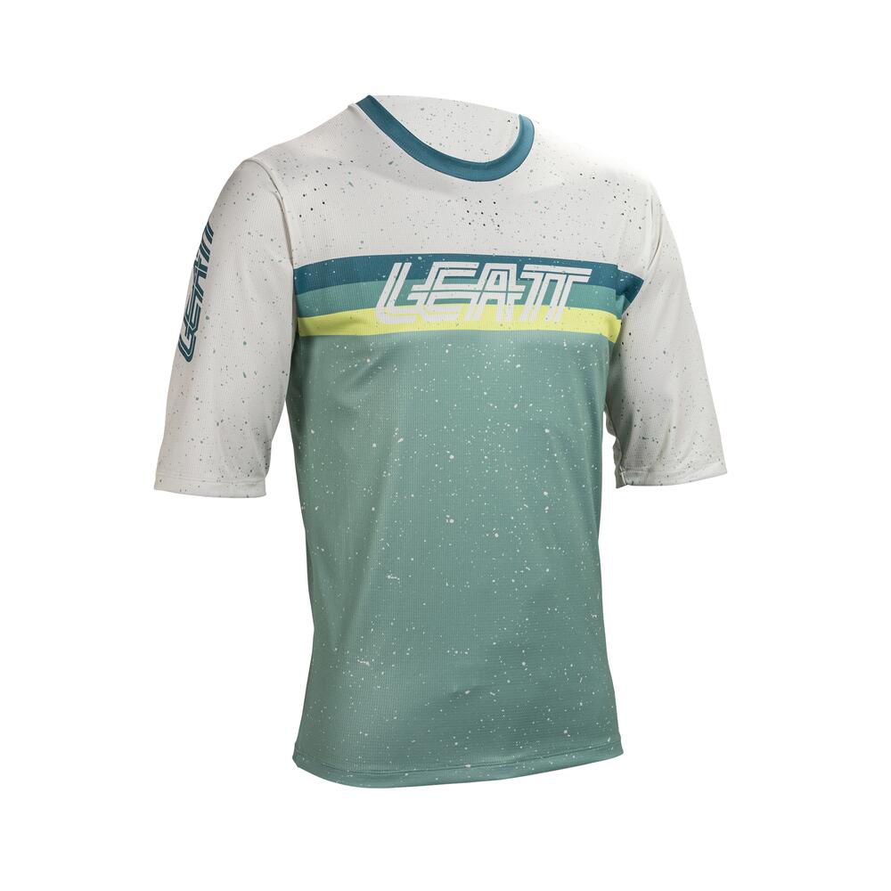MTB Enduro 3.0 elastisch shirt met driekwart mouwen Groen Heren 6/7