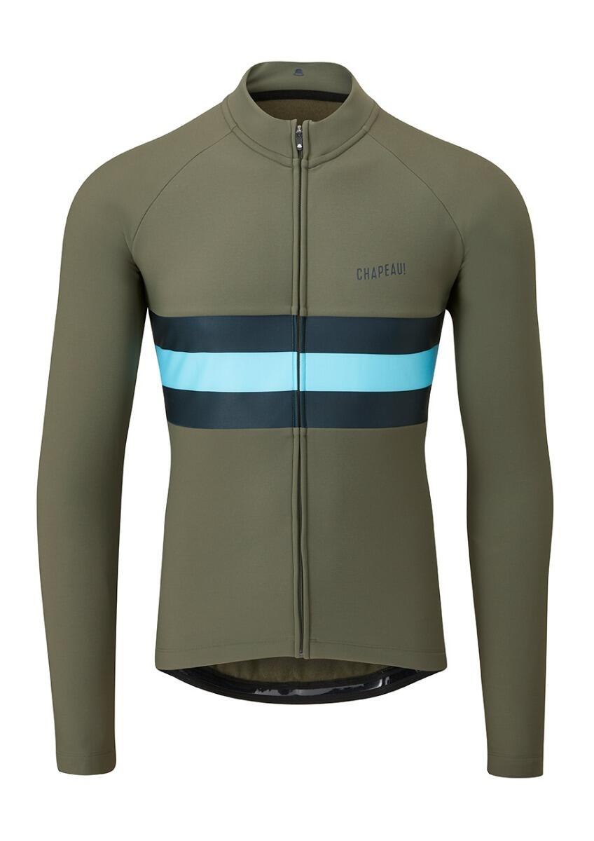 CHAPEAU! Mens Tempo II Hoop Stripe Thermal Jersey