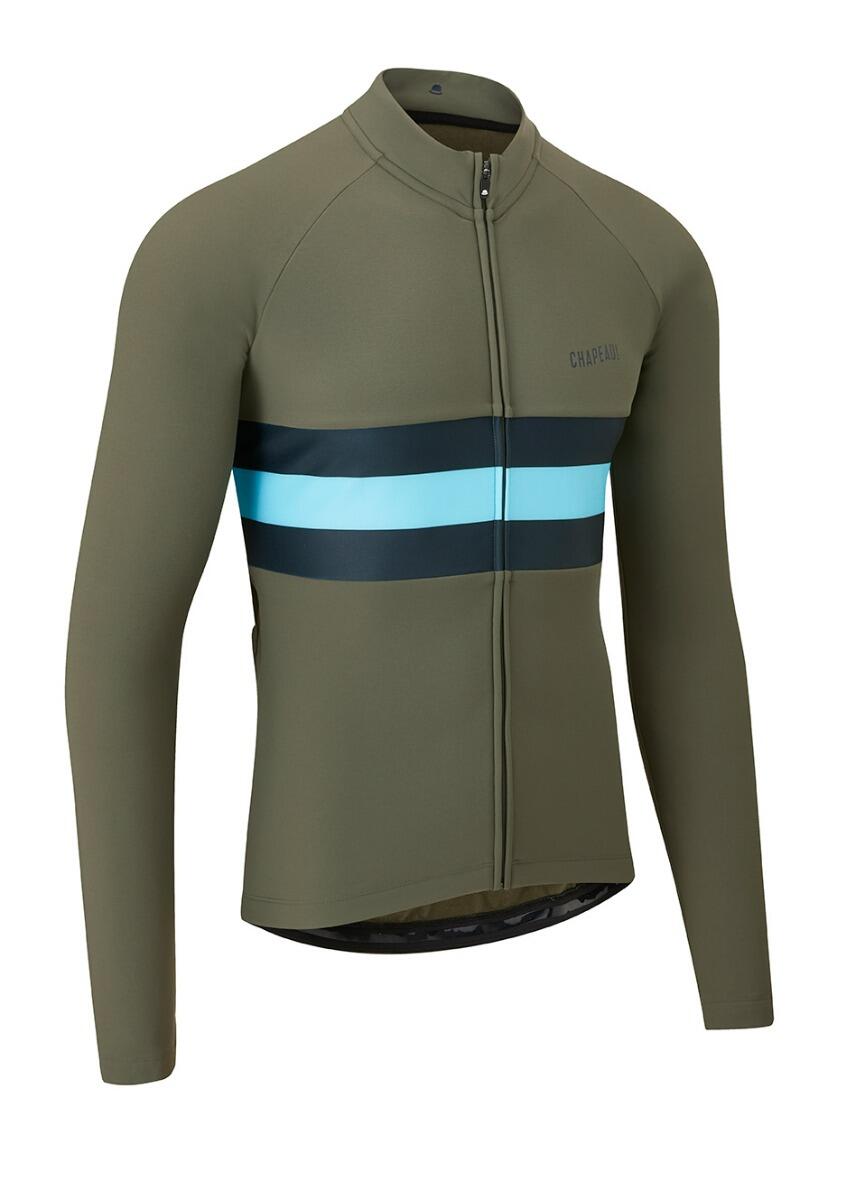 Mens Tempo II Hoop Stripe Thermal Jersey 2/3