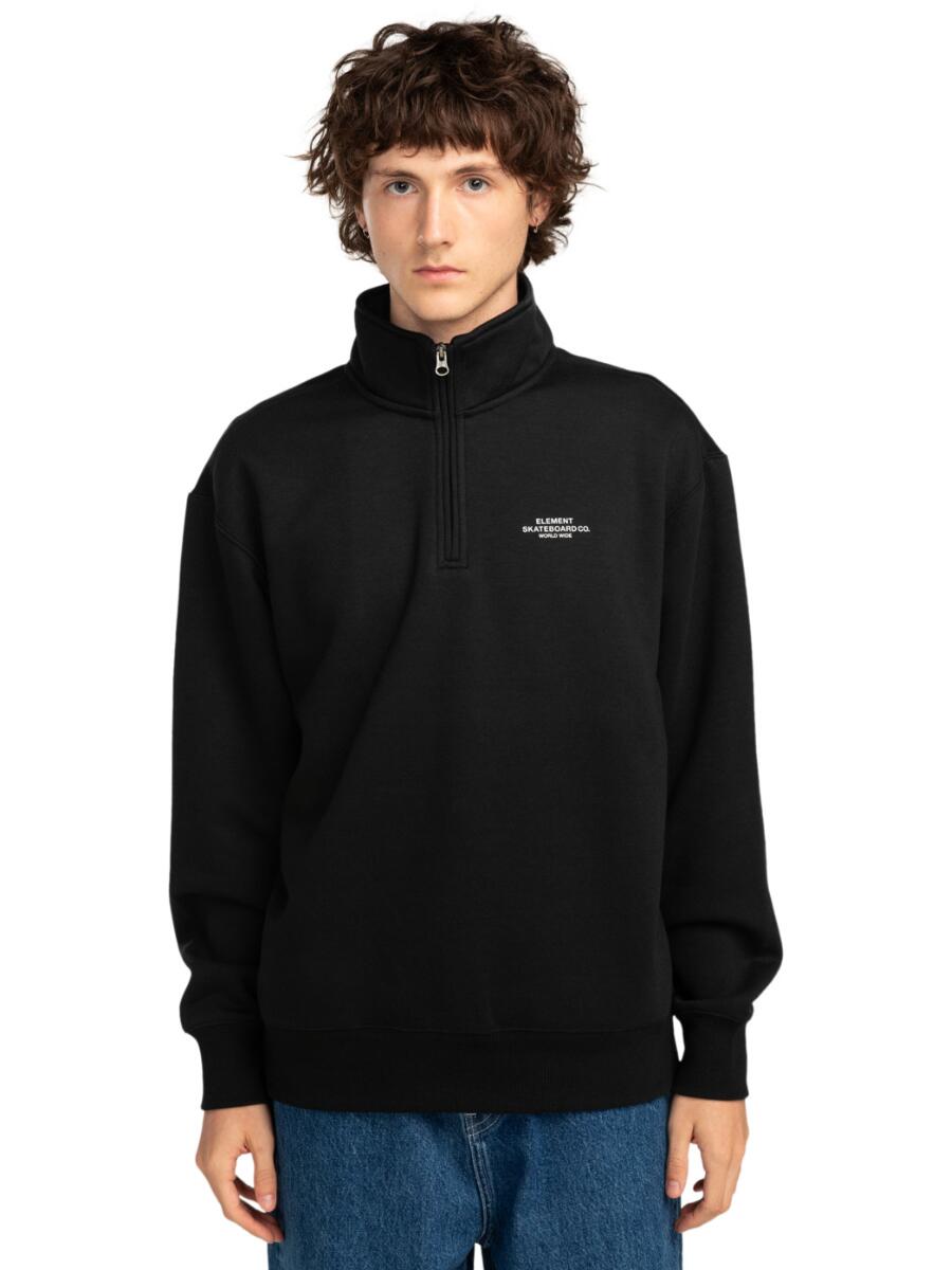 Element Cornell Skate Co Zip Sweatshirt - Flint Zwart 3/5