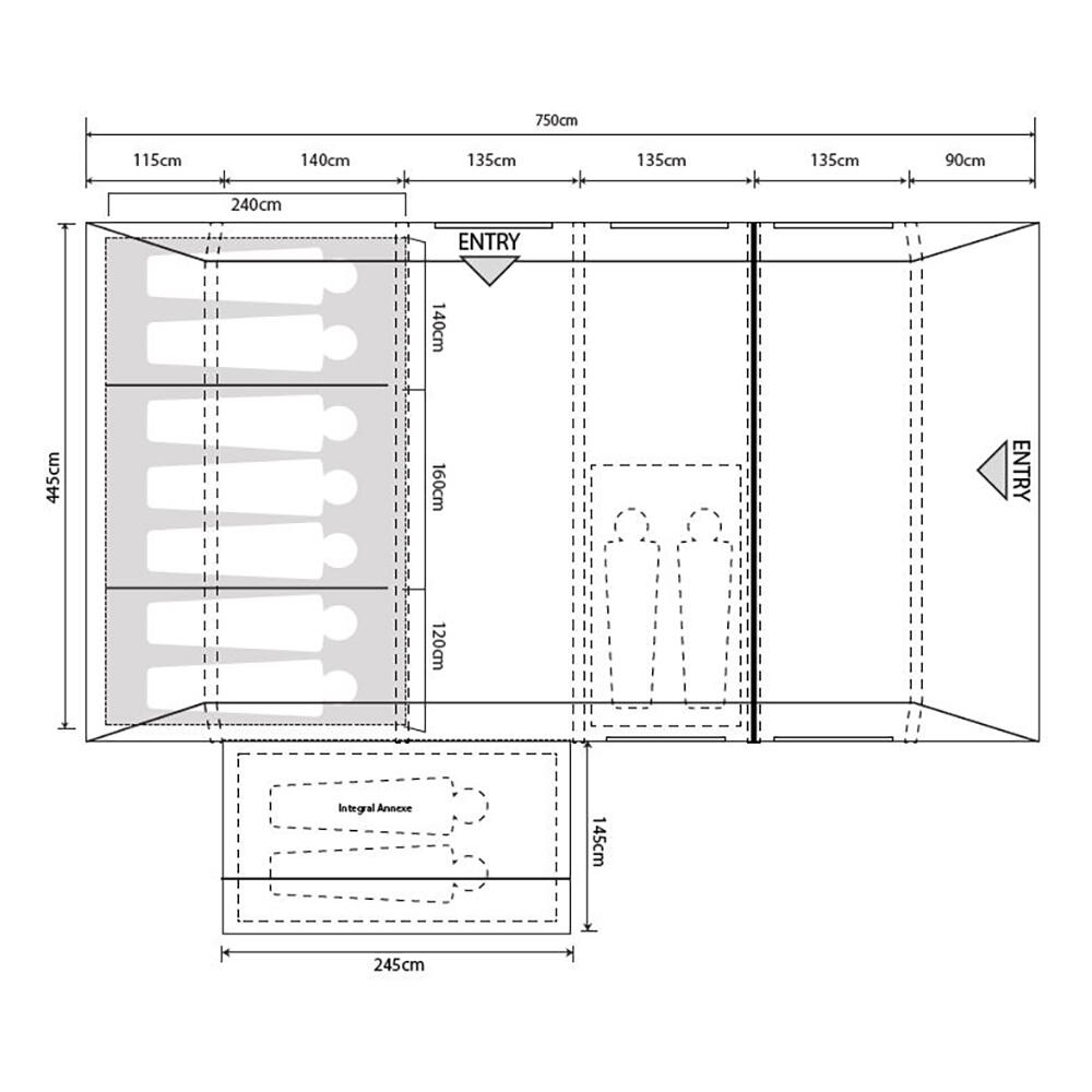 Camp Star 700SE Including Footprint 6/7