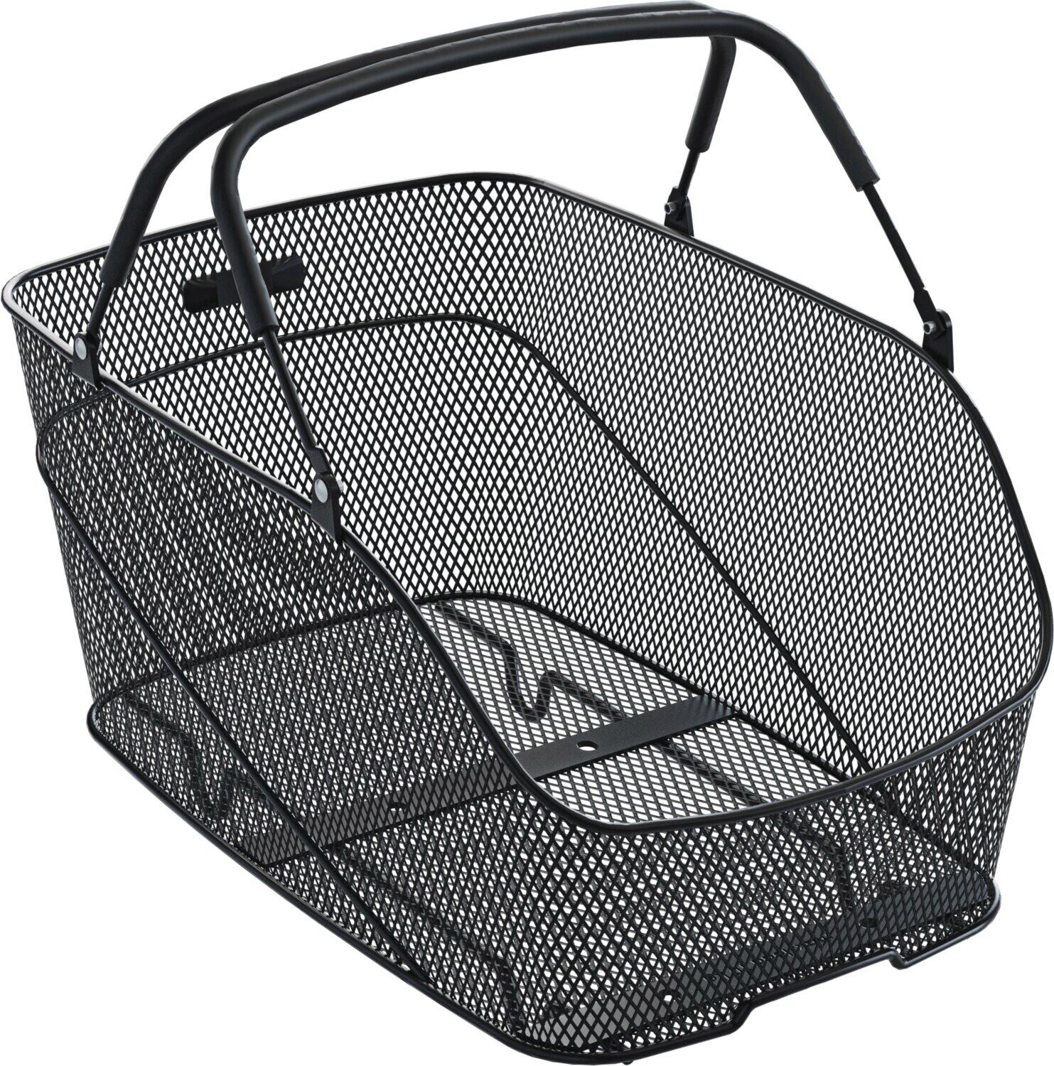 Cestino bici Baskit Trunk Mid 24 L nero, maniglie in schiuma 2/2