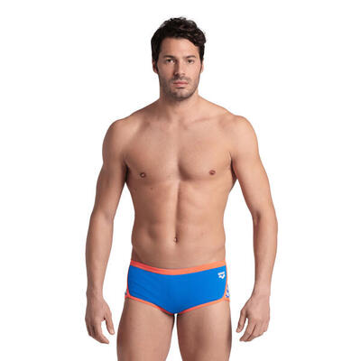 Arena zwemboxer icons low waist solid blauw