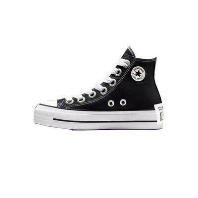 Sportschoenen vrouw converse chuck taylor all star lift platform sketch zwart