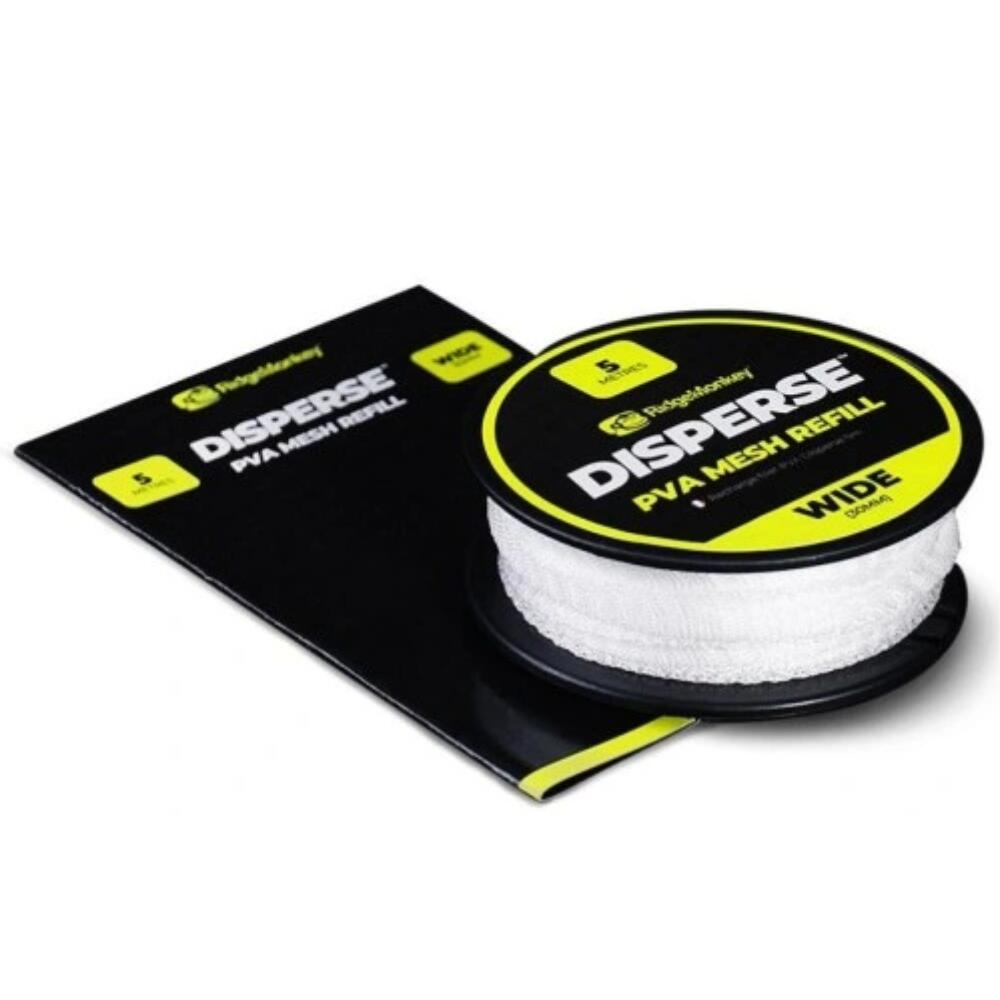 RidgeMonkey Disperse PVA Mesh Refill 5m Wide - Fast Dissolving Micro-Weave PVA 2/3