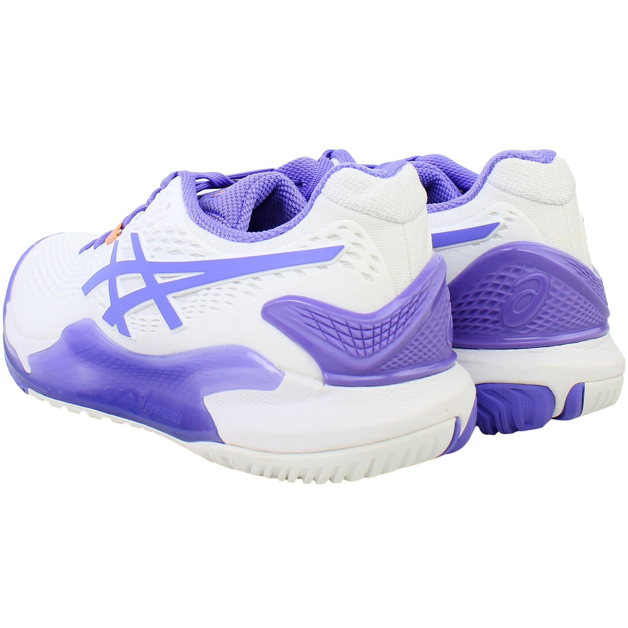 Asics Gel-Resolution 9 Womens White Tennis Shoes | Decathlon