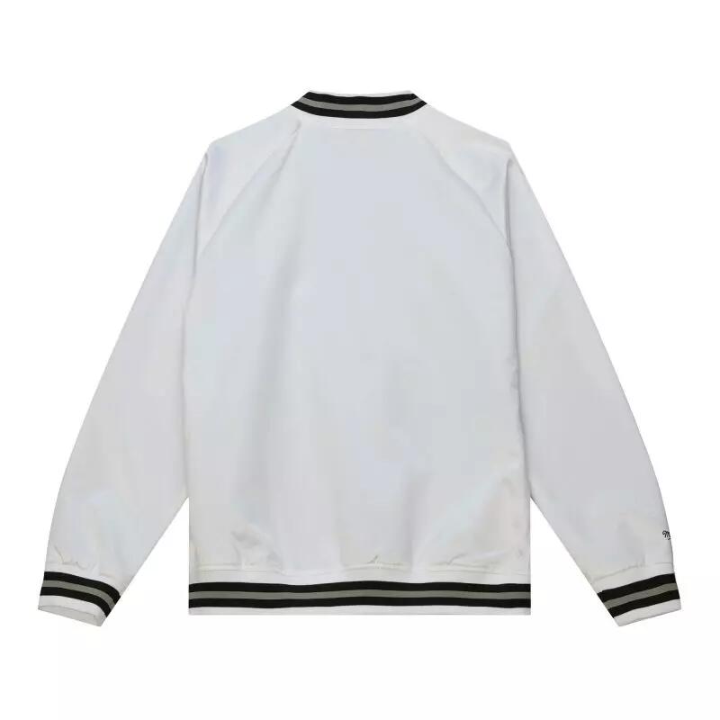 Veste NFL Las Vegas Raiders Mitchell & Ness Lightweight satin Blanc 3/4