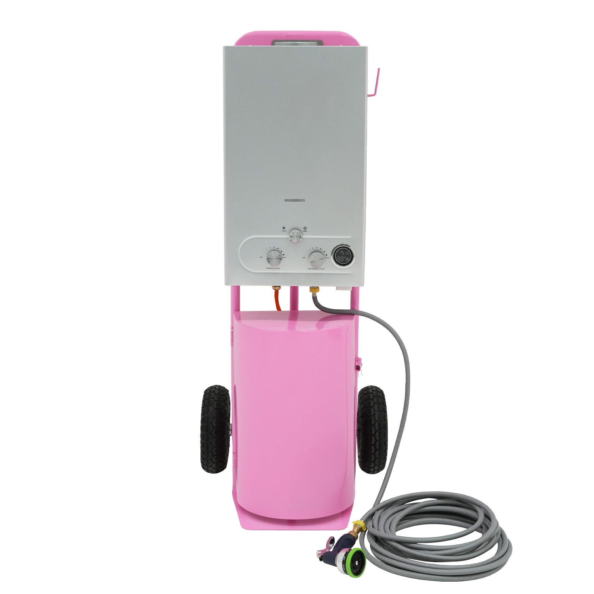 MONSTER Deluxe Portable Horse Shower - Pink