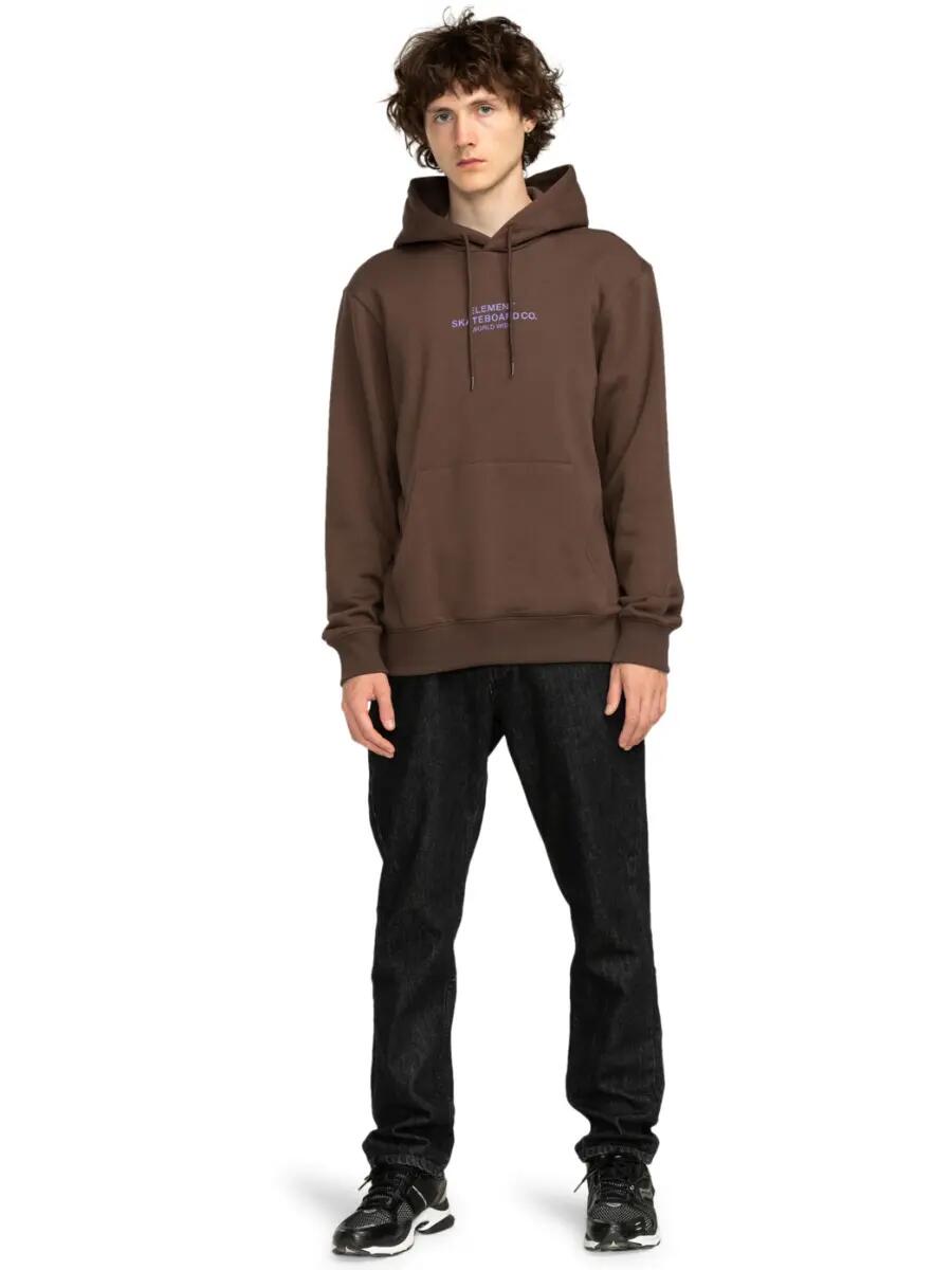 Sudadera - Skate - Unisex - Bolsillo canguro - Bracken marrón 4/4