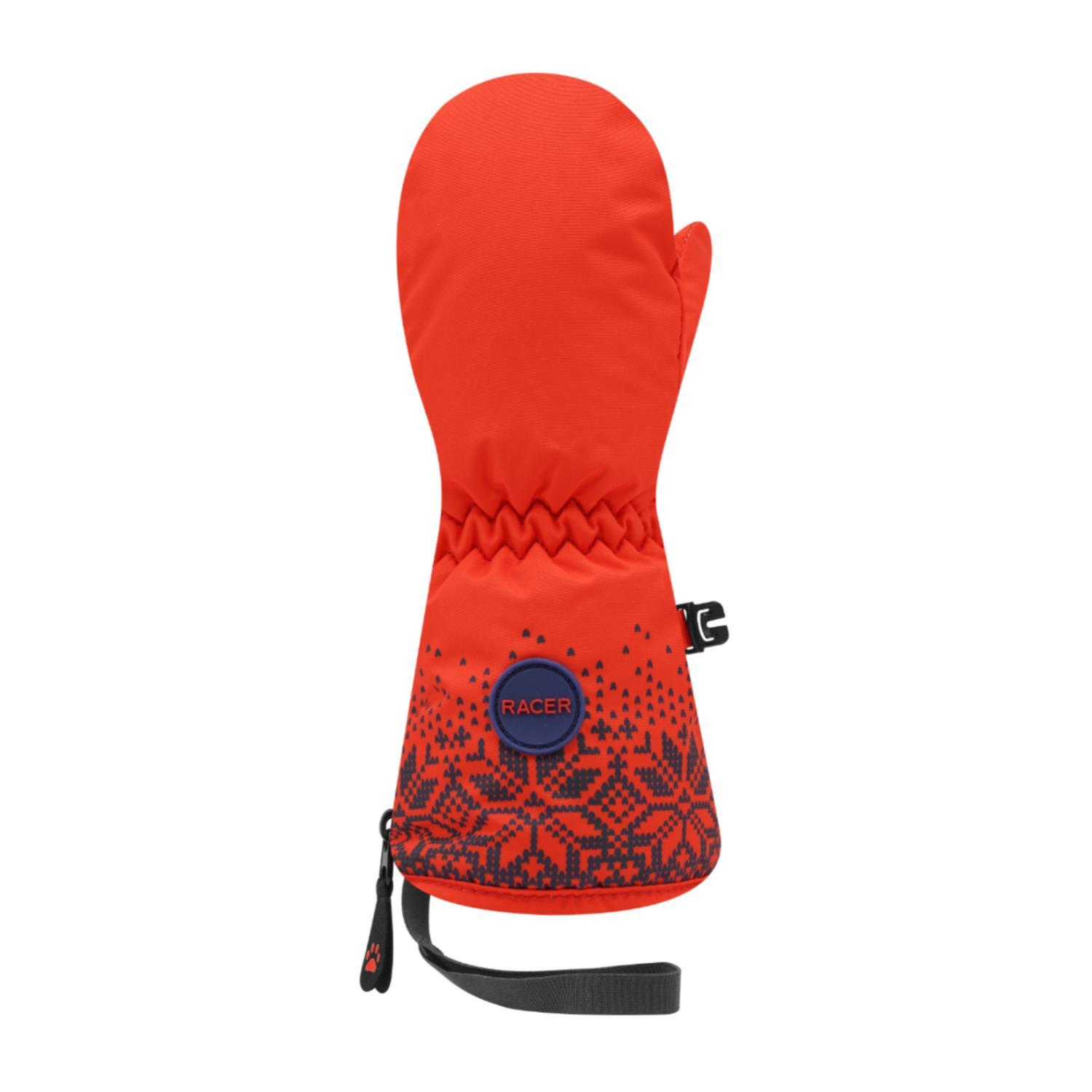 RACER Babyprint 3 Kid's Insulated Water-resistant Ski Mittens
