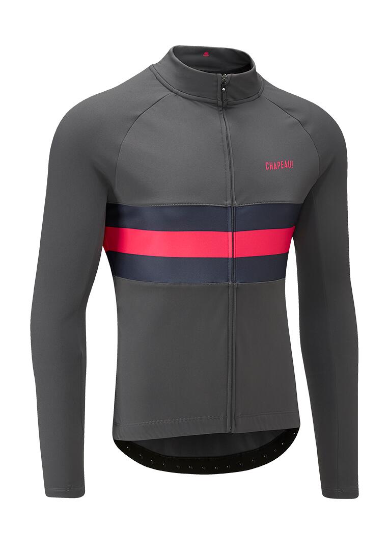 Mens Tempo II Hoop Stripe Thermal Jersey 2/3