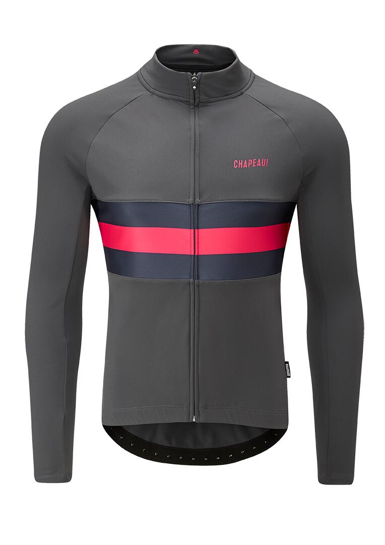 CHAPEAU! Mens Tempo II Hoop Stripe Thermal Jersey