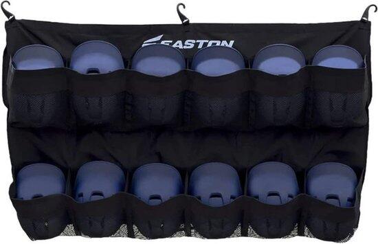 EASTON Materiaaltas Hangend - Honkbal - Softball - Voor 12 Helmen - (zwart) - One Size