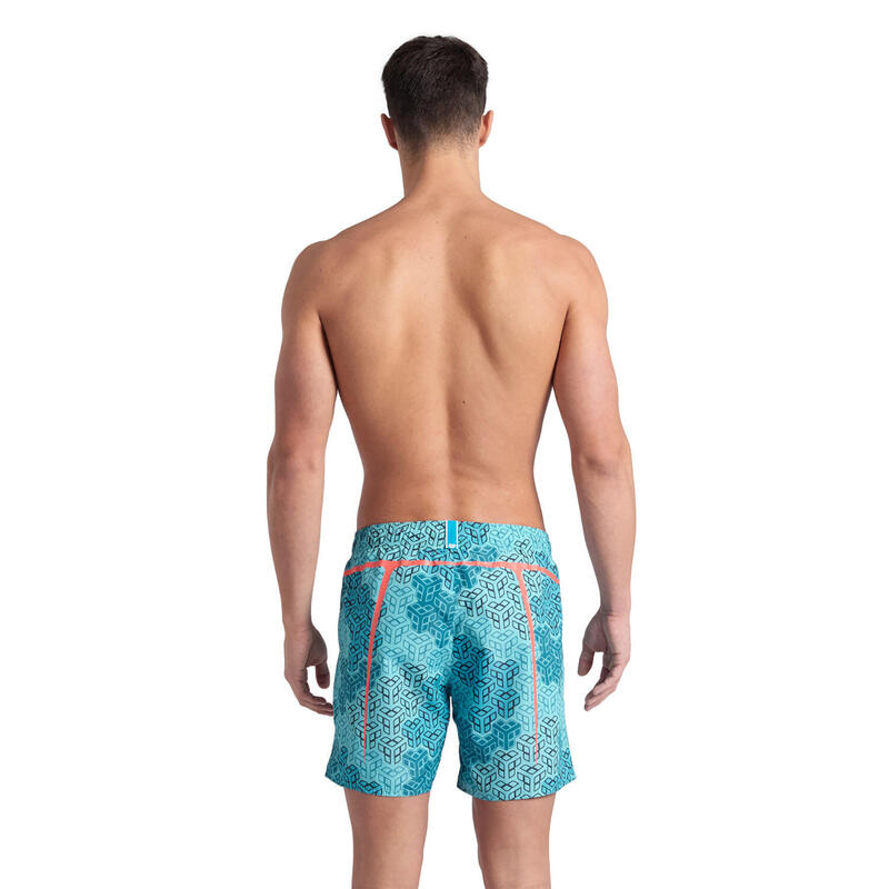 Short De Bain Vilebrequin Homme - Taille S - Bleu - Occasion Délavé