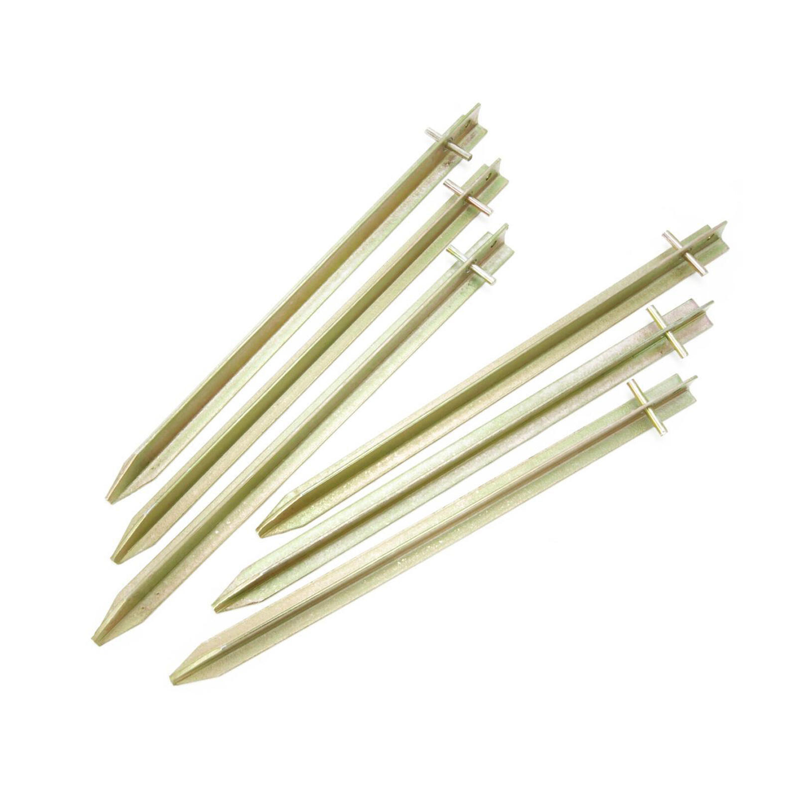 Piquets de tente de camping pour sols mixtes - 30 cm - 6 pièces - Kentfield 6/7