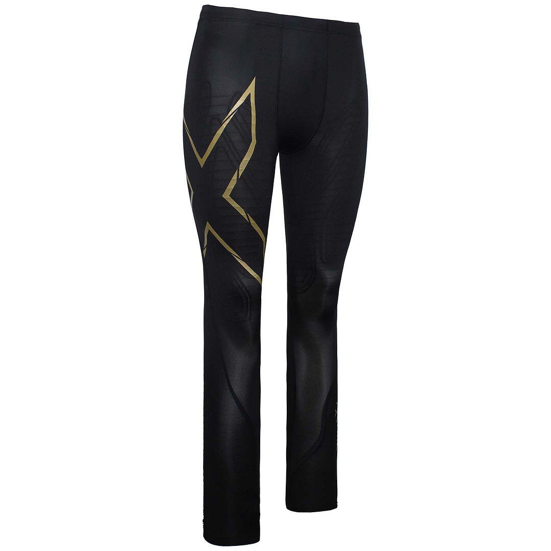 2XU Elite MCS Compression Mens Black/Gold Tights | Decathlon
