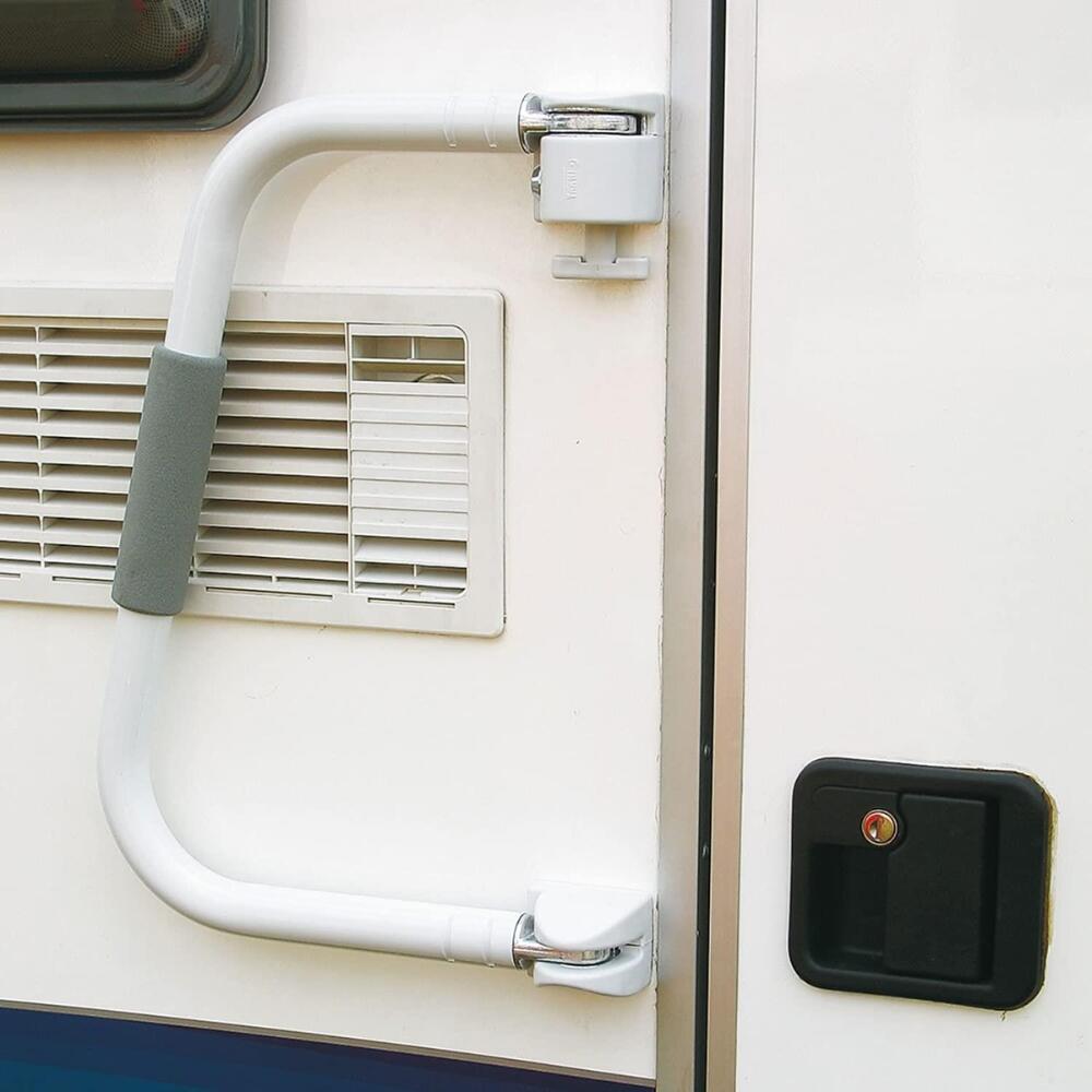 Fiamma Security 31 Door Handle with Lock, White – Caravan/Motorhome Security Han 2/5