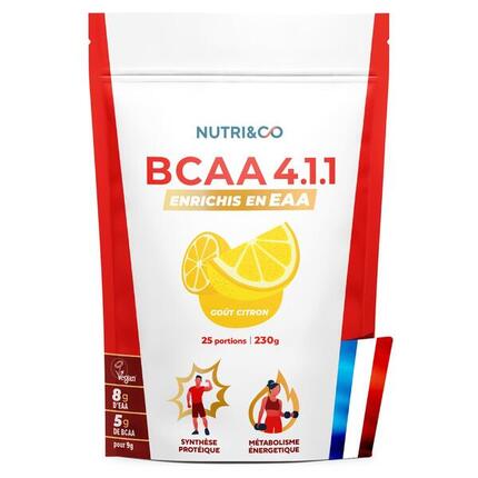 BCAA en Poudre 4.1.1 - Saveur Citron - 230g