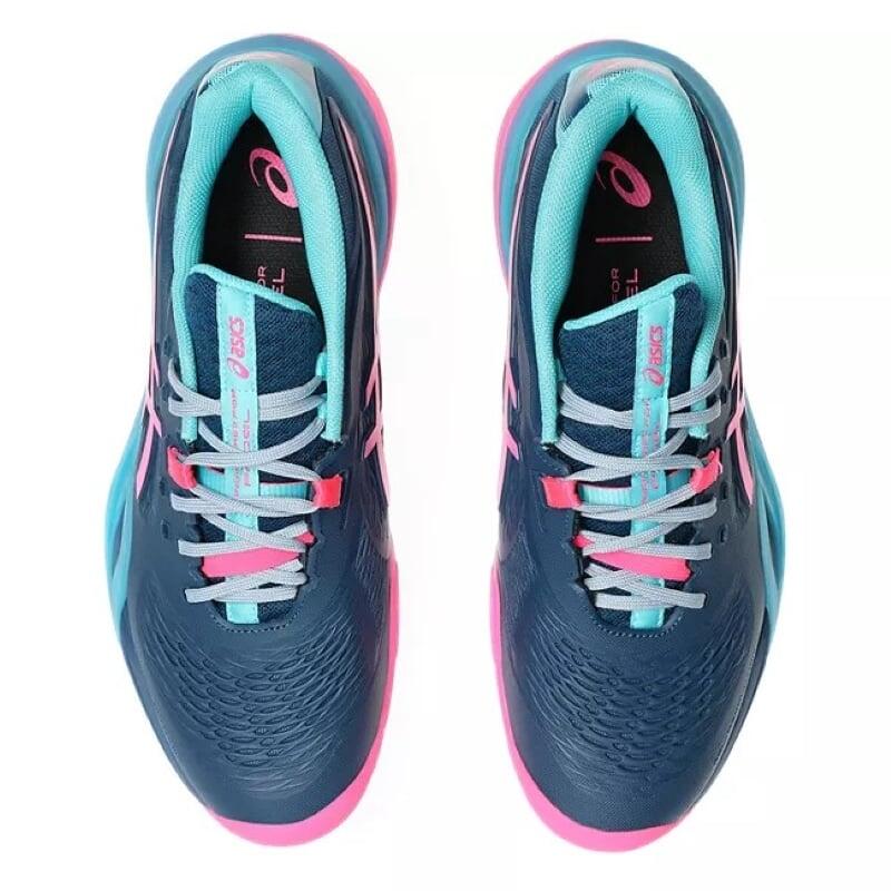 Chaussure padel Gel-Resolution 9 hommes bleu maintien et stabilité 3/5