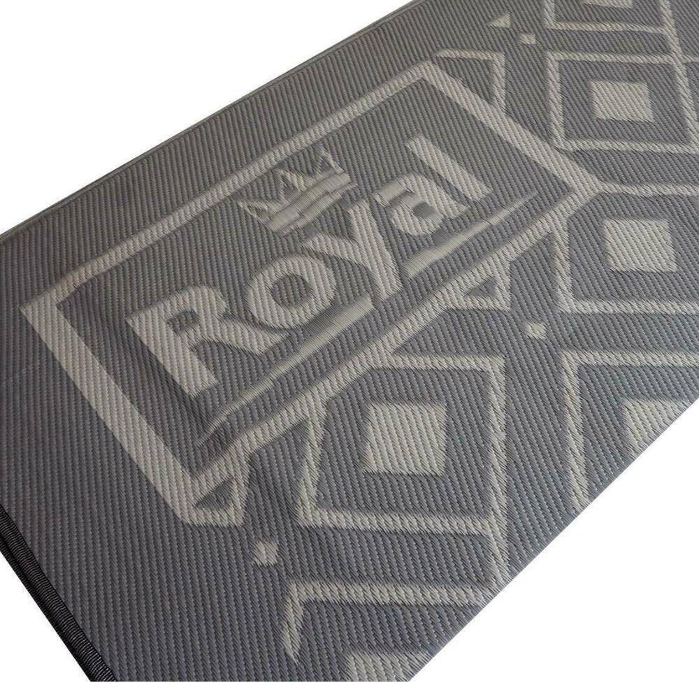 Royal Luxury Matting 6.5m x 2.5m Grey Breathable Groundsheet 1/3