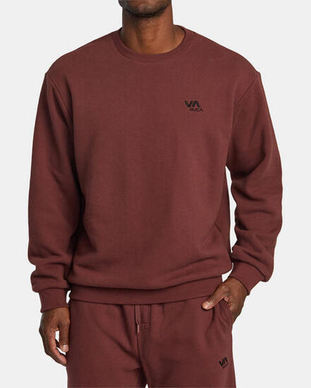 RVCA VA Essential Crew Sweatshirt - Bordeaux