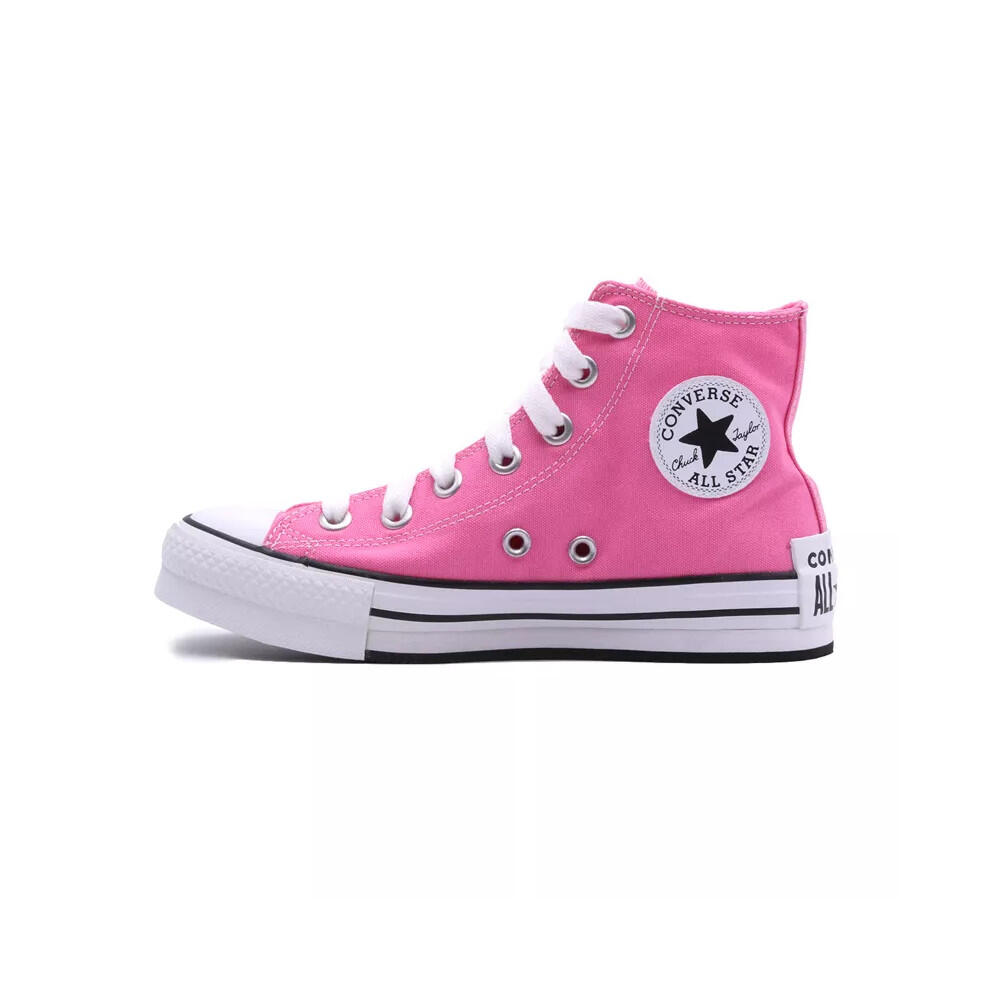Converse - Basket Converse Platforme Canvas Hi - Baskets - Blanc|rose - 38 - Decathlon