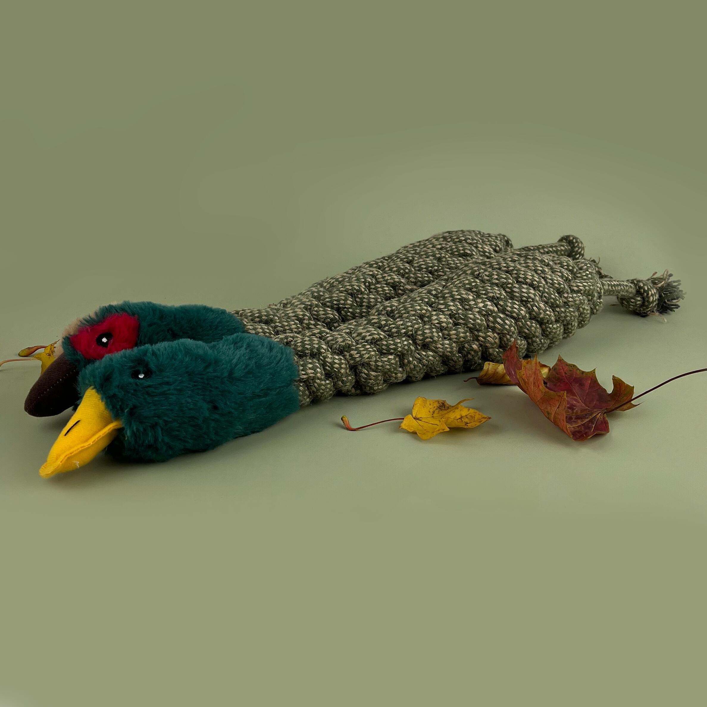 HugglePets Legacy Ropey Mallard (Martha) Hemp Rope Dog Toy 7/7