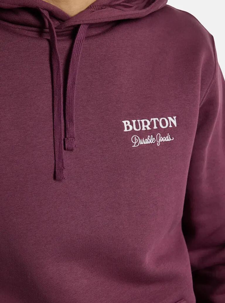 Camisola com Capuz Burton Durable Goods Pullover Almandine 4/4