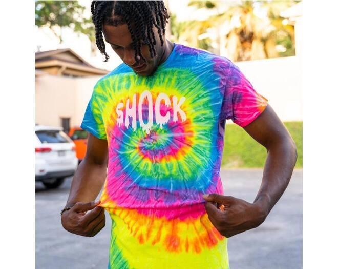Shock Doctor Shock Drip Multi Tie-Dye SS T Jeugd M Maat 3/3