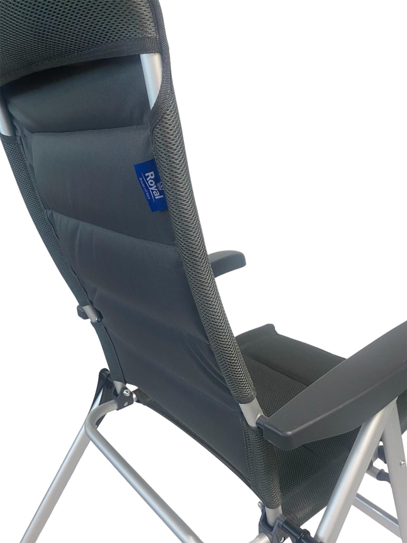 Royal Leisure Ambassador XL High Back Aluminium Reclining Chair 5/5