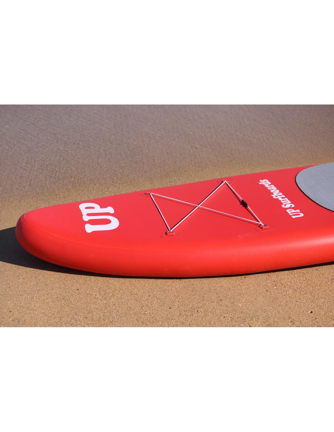 Tabla de Paddle Surf Inflable UP Surfboards - 12´Roja 2/4