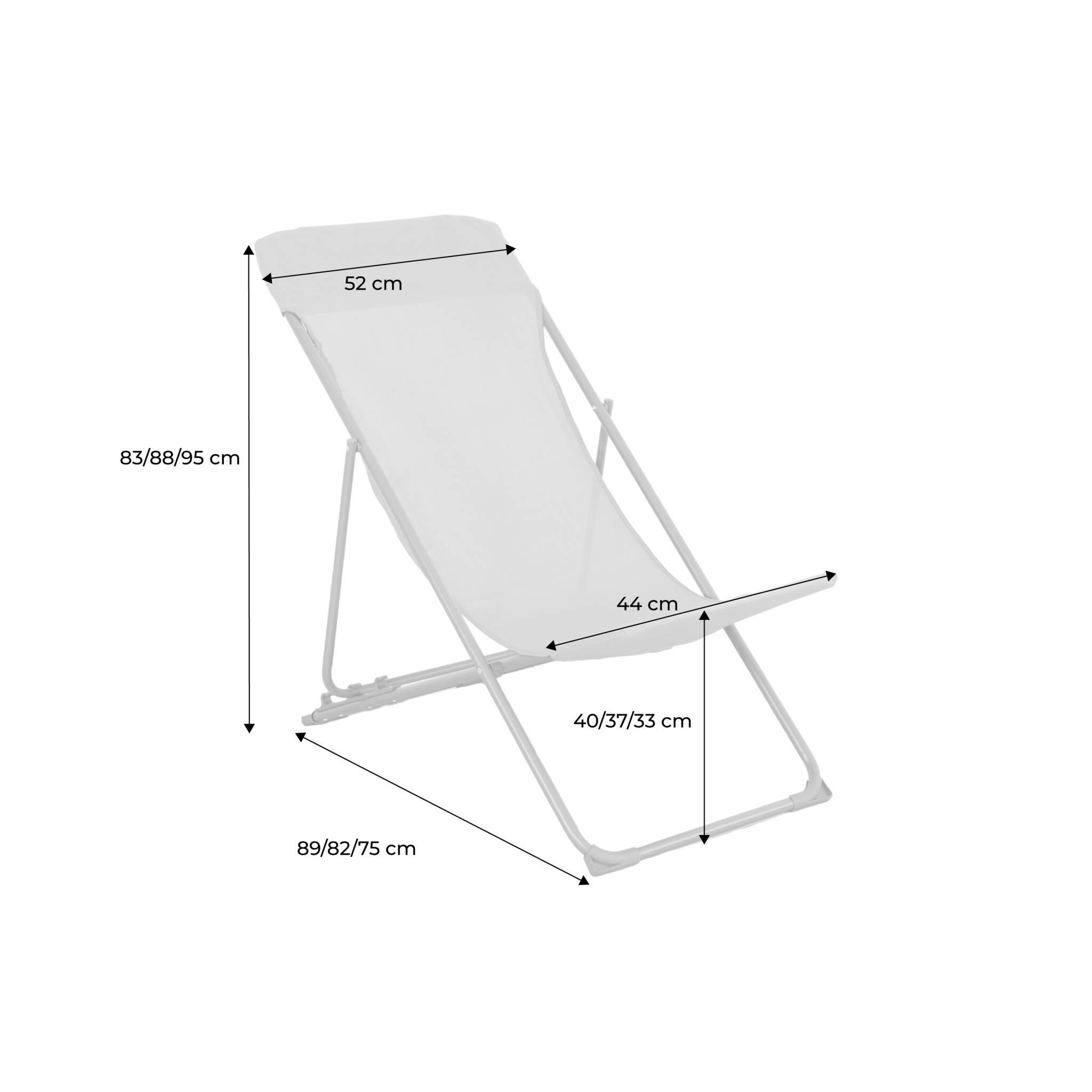Silla de jardín plegable, set de 4, Verde kaki 4/6