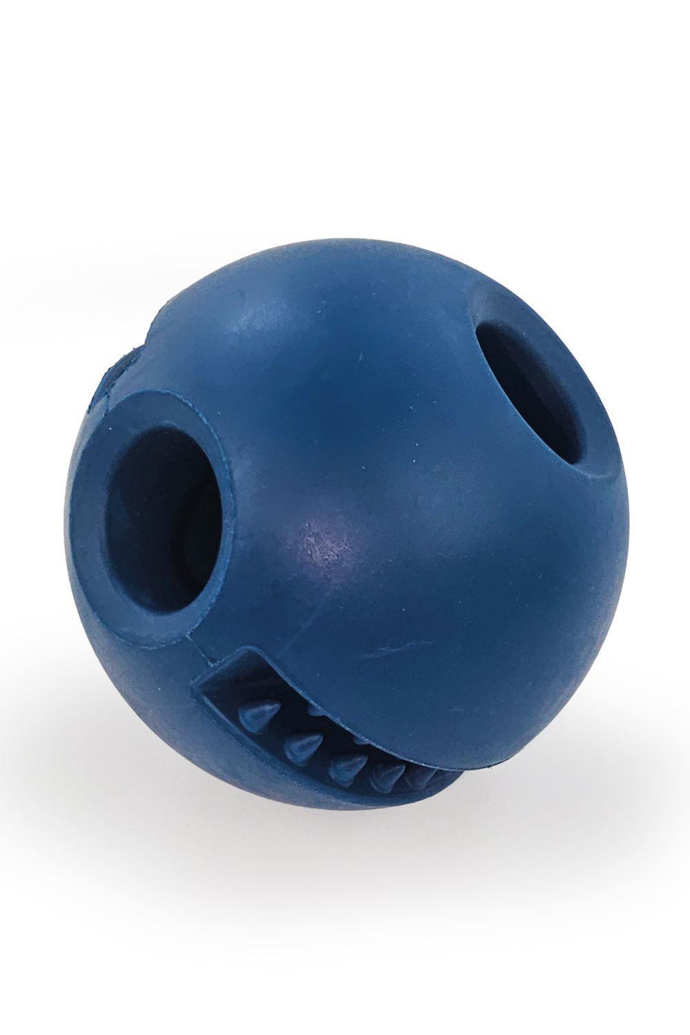 HugglePets Tactical K9 Rubber Treat Dispenser Ball Dog Toy 2/3