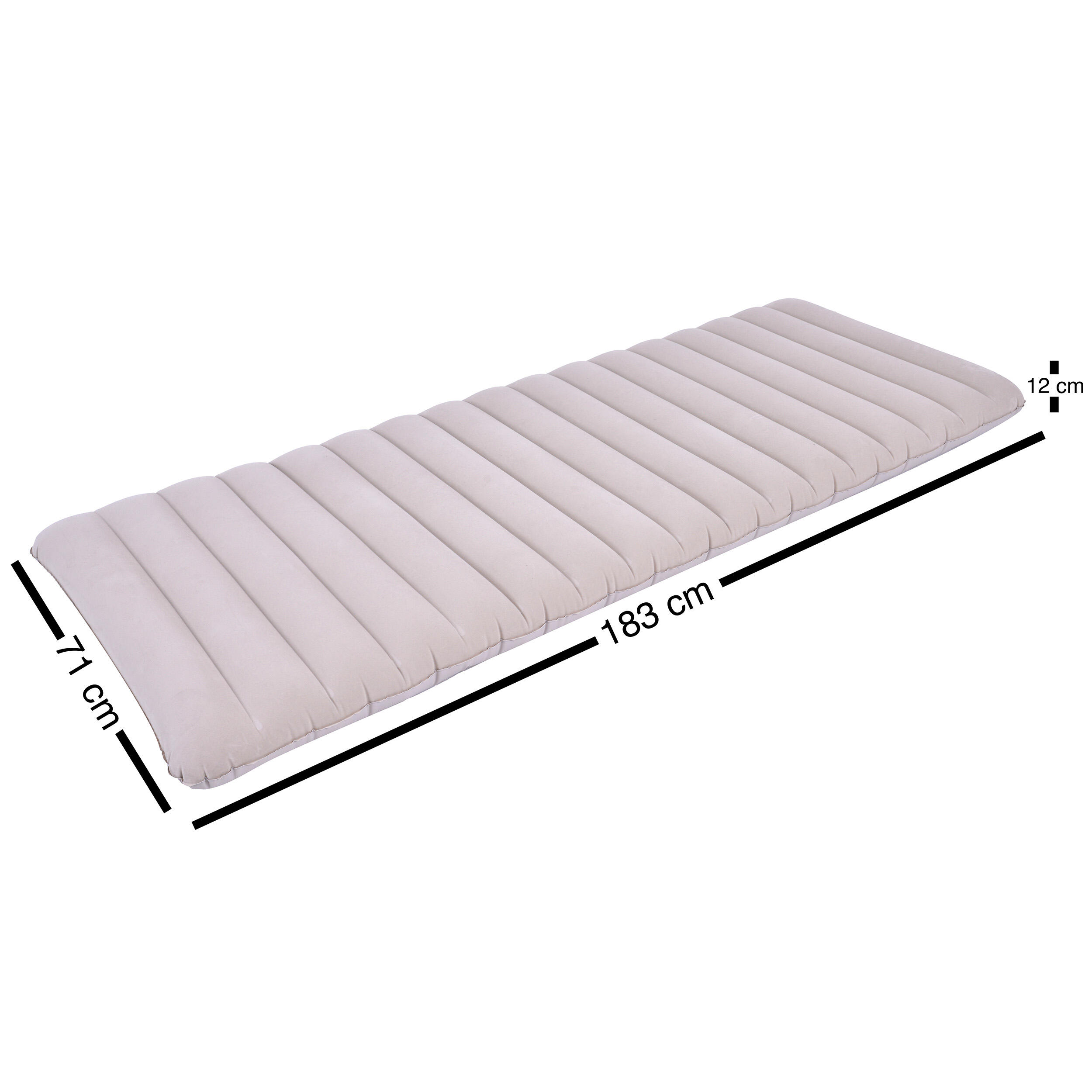Luftmatratze Camping 1 Person 183x71x12cm Luftbett Campingmatratze 5/7