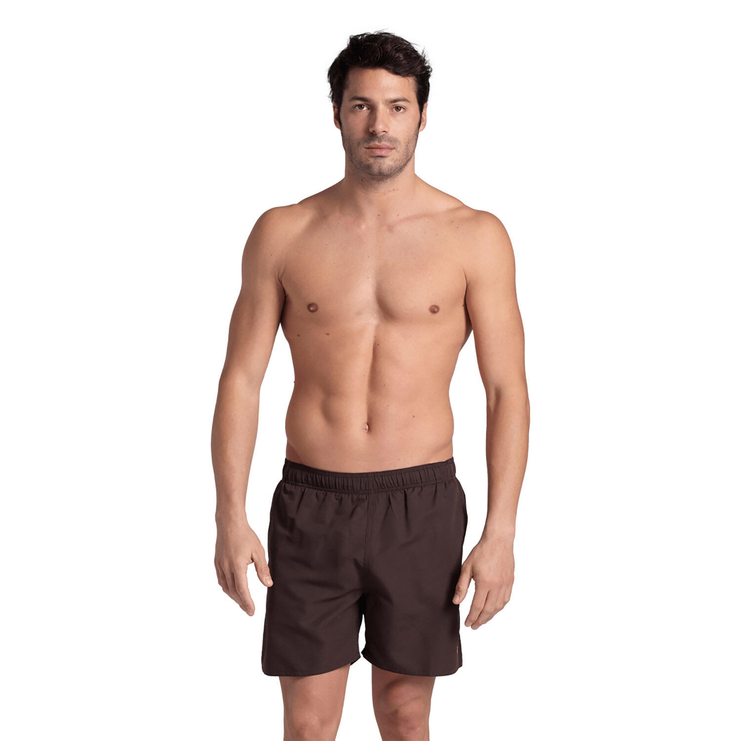 Arena - Shorts De Bain Homme - Fundamentals R - Boxer De Bain - Marron|orange - S - Decathlon
