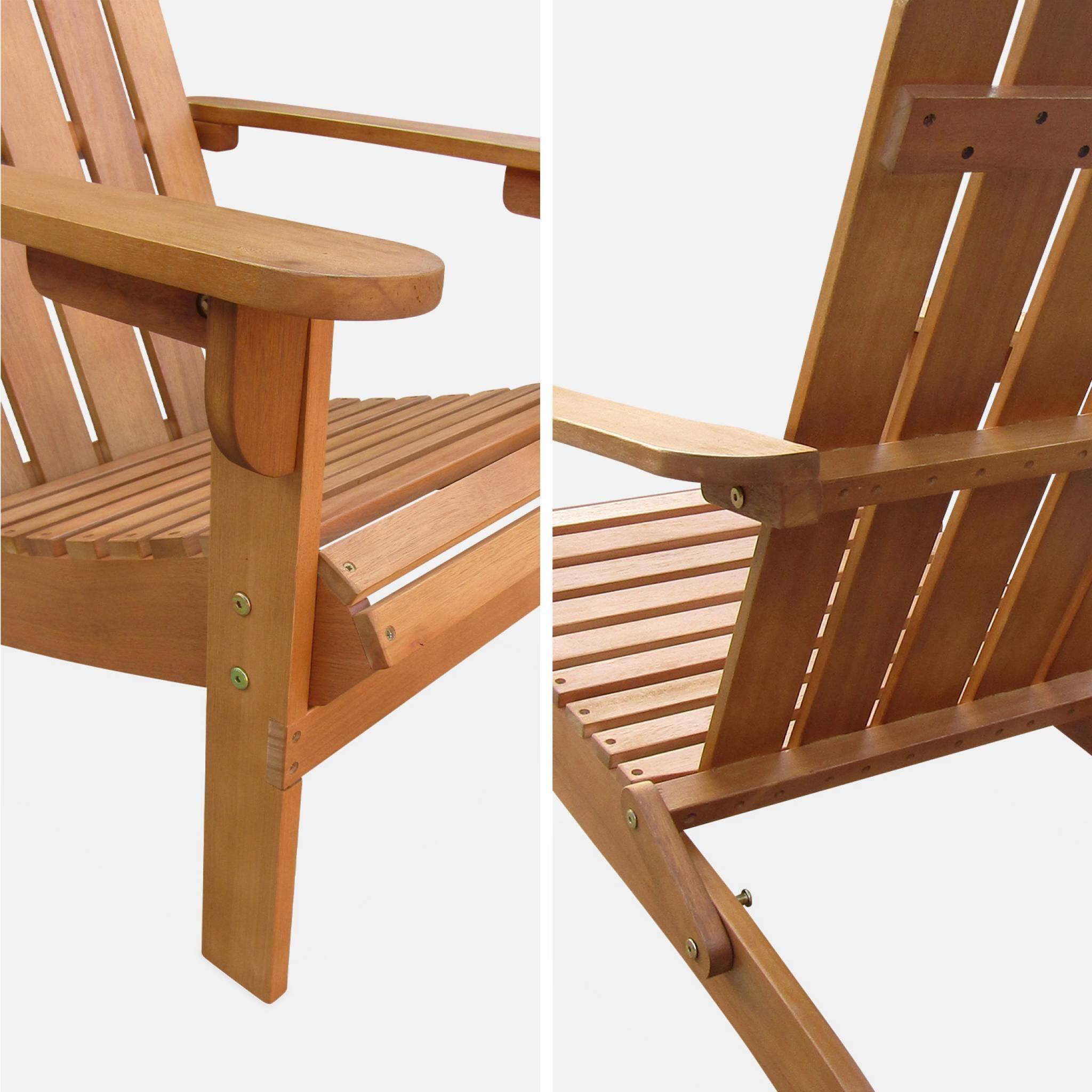 Sillón de jardín de madera, Madera 4/6