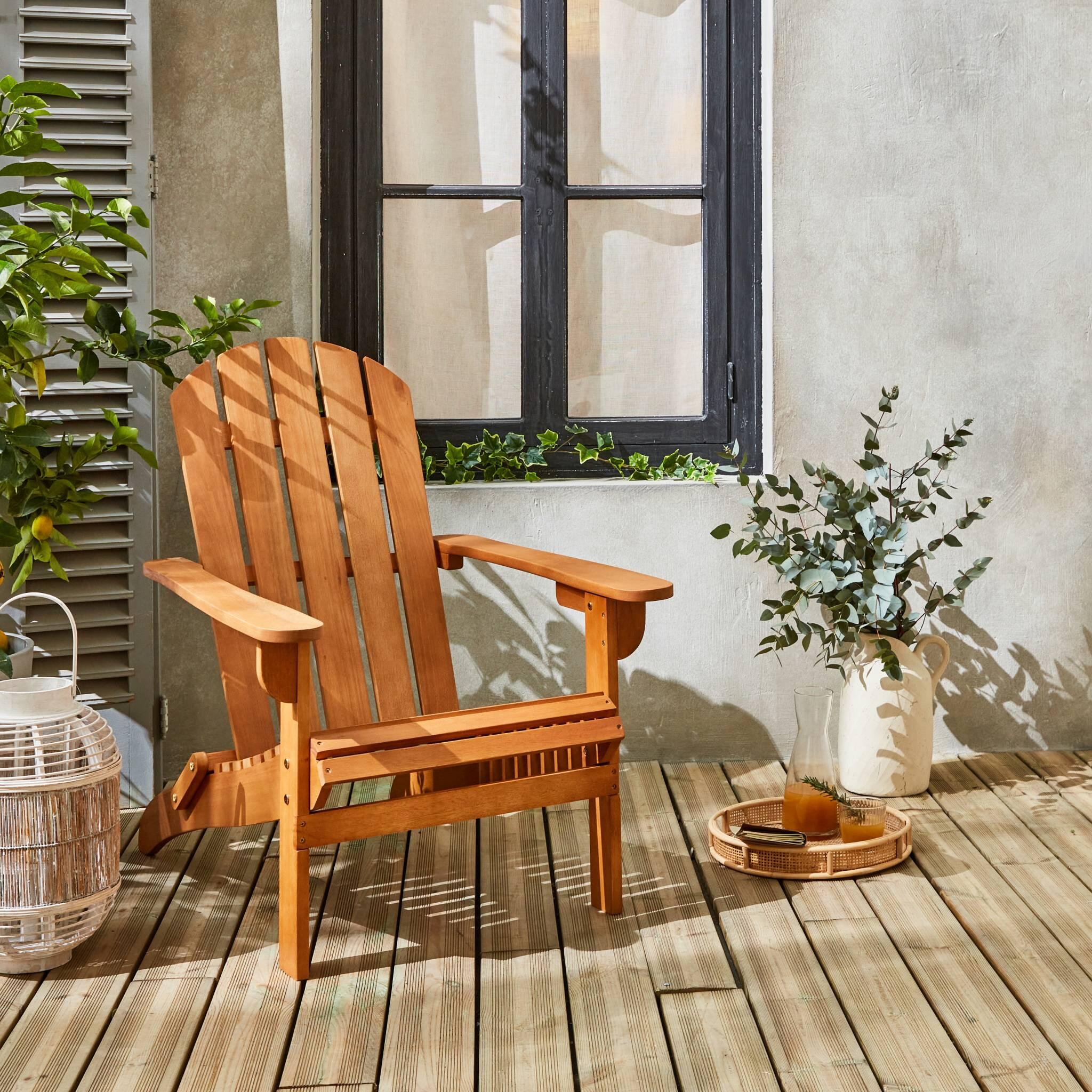 Sillón de jardín de madera, Madera 2/6