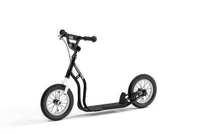 Scooter Yedoo One für Kinder ab 100 cm. mit Luftreifen 12/12 und Ständer Grün